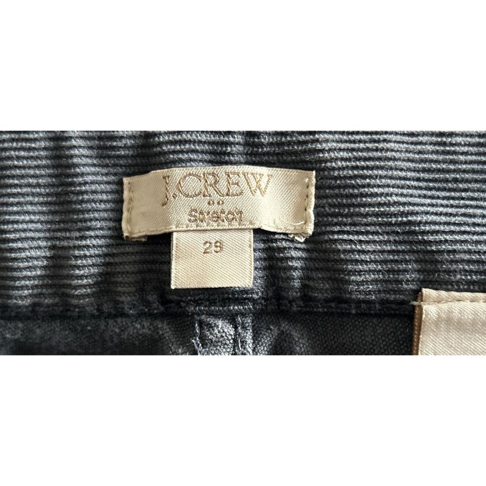 J.CREW Gray Corduroy Pants Cotton Casual Size 29 - Picture 5 of 7